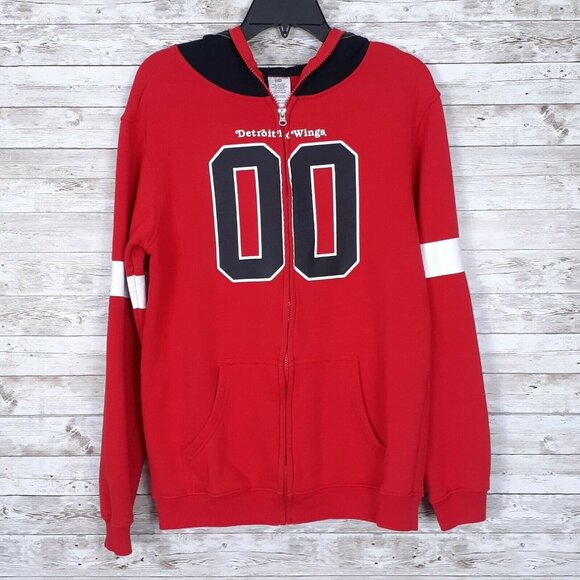 Detroit Red Wings Full Zip Hoodie XL Womens Jacket 319 - Picture 1 of 6